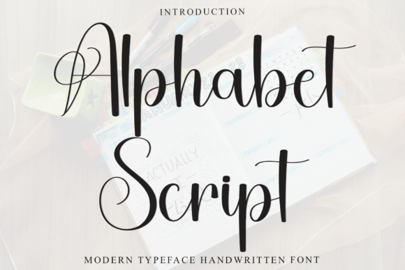 Alphabet Script: A Font with Heart and Character