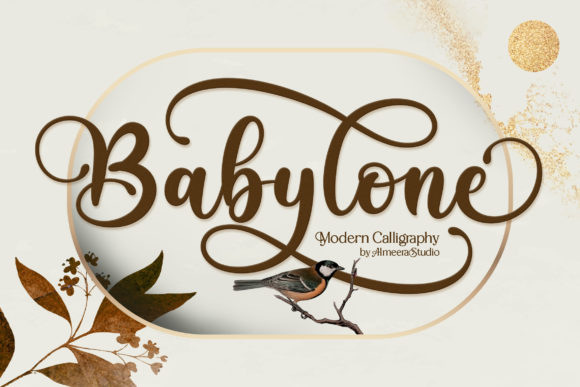 Babylone Script: The Sweet Calligraphy for Luxury Designs