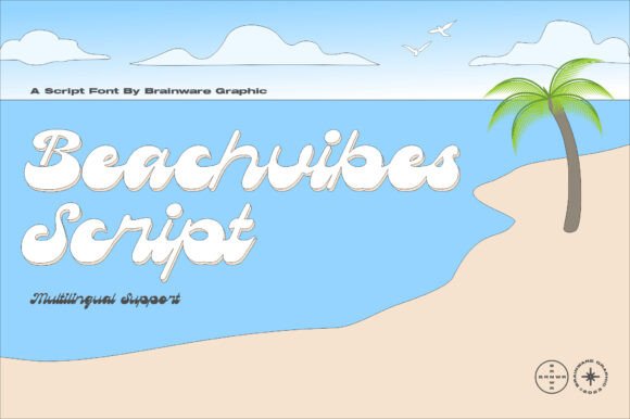 Catch the Wave with Beachvibes Script Font