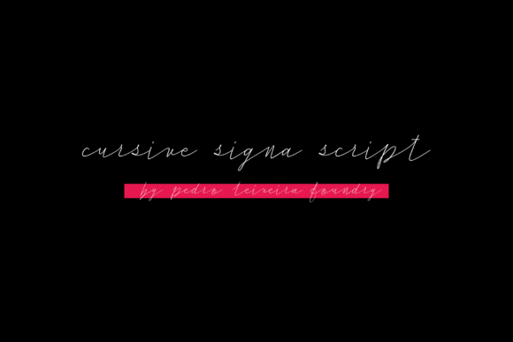 Cursive Signa Script: The Modern Handwritten Font for Elegant Branding