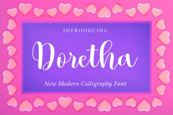 Doretha Script: Adding a Sweet, Dancing Flow to Your Designs