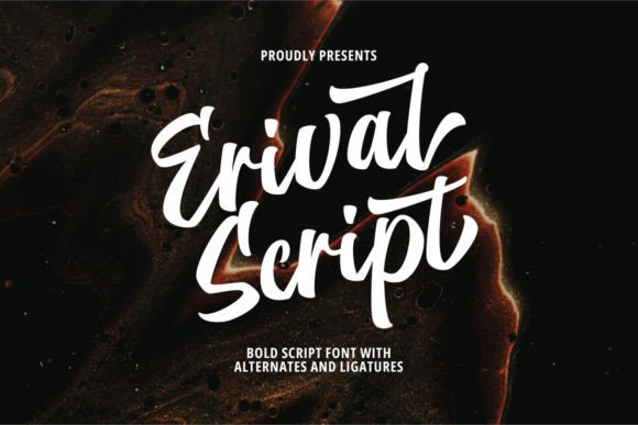 Erival Script: A Modern Font for Bold Branding