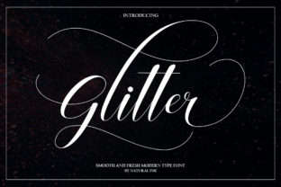 Glitter Script: A Bold Handwritten Font for Standout Designs