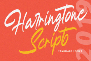 Harringtone Script: A Bold Handwritten Font for Authentic Design