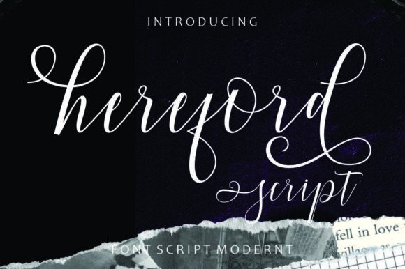 Hereford Script: A Designer's Guide to This Creative Font