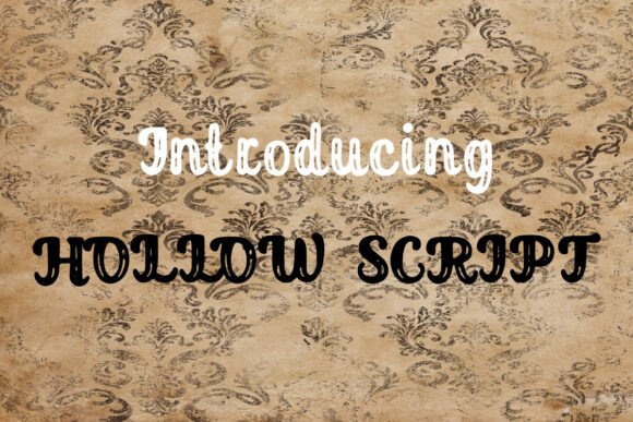 Hollow Script: The Modern Font for Dynamic Branding