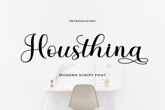 Housthina Script: Where Elegance Meets Everyday Design