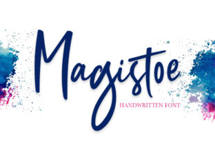 Magistoe Script: A Modern Calligraphy Font for Authentic Design