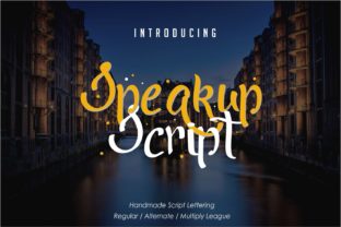 Speakup Script: A Bold Handwritten Font for Impactful Designs