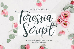 Teressia Script: The Handwritten Font for Natural Design Flow