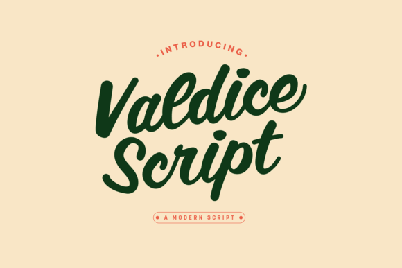 Valdice Script: A Bold Typeface for Modern Branding
