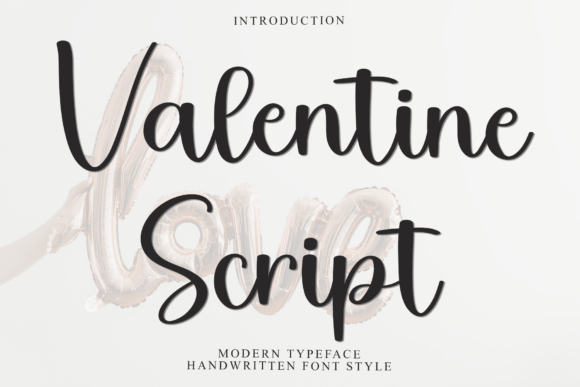 Valentine Script: A Festive Typeface for Creative Designs